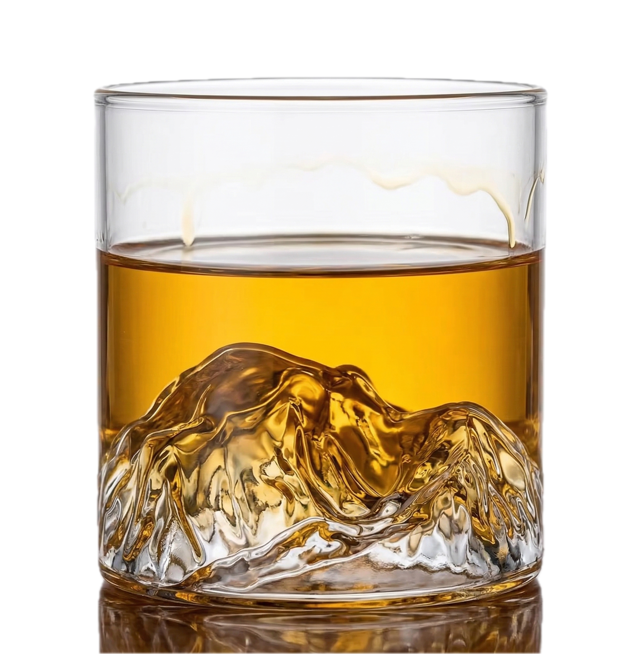 Fuji Glass — whisky glass with Mt. Fuji mountain inside